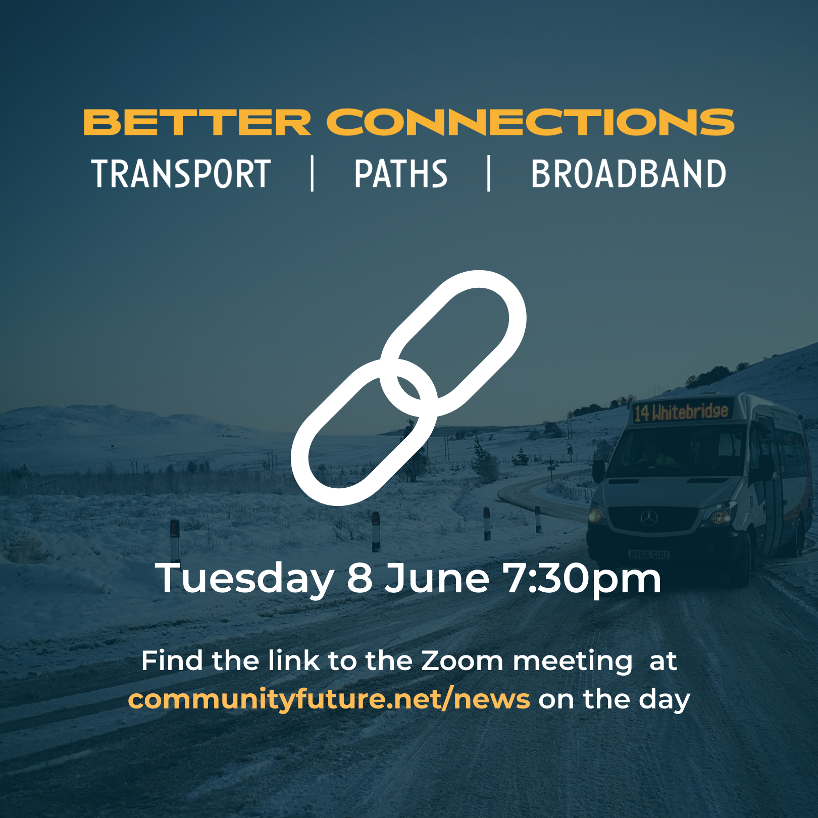 Zoom joining details for better connections workshop tuesday 8 june 7:30pm