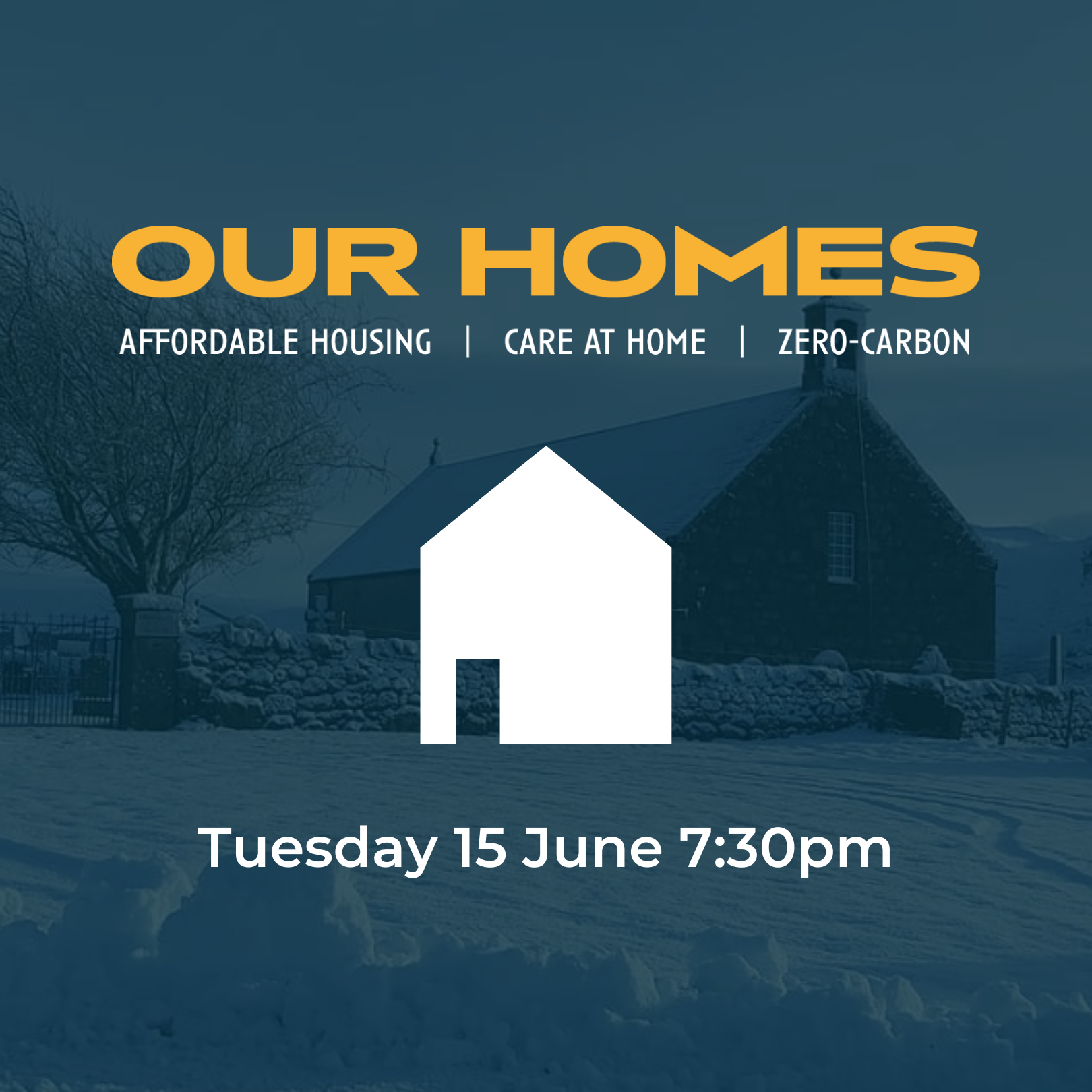 Zoom details: our homes workshop tuesday 15 june 7:30pm
